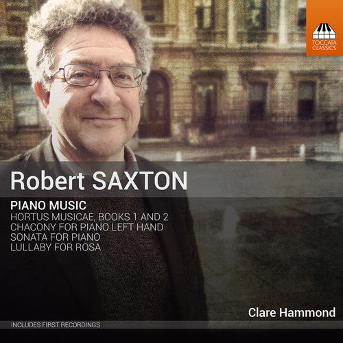 the album cover for Saxton / Hammond - Piano Music