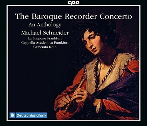 the album cover for Telemann / Schneider / Koln - Baroque Recorder Concerto / An Anthology
