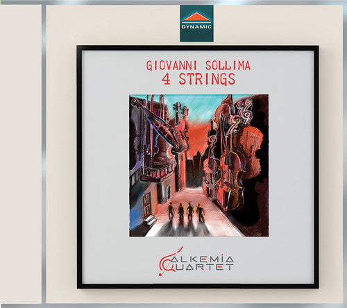 the album cover for Sollima / Alkemia Quartet / Mastromatteo - 4 Strings