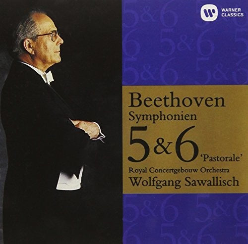 the album cover for Beethoven / Wolfgang Sawallisch - Beethoven: Symphonies 4 7 5 6