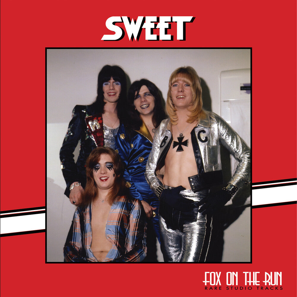 the album cover for Sweet - Fox On The Run - Rare Studio Tracks