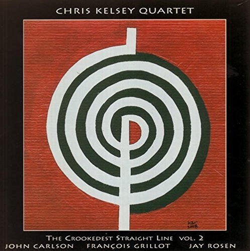 the album cover for Chris Kelsey - Crookedest Straight Line 2