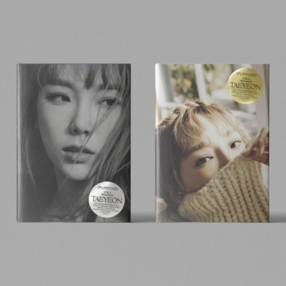 the album cover for Taeyeon - Purpose (Random Cover) [With Booklet] (Pcrd) (Phot) (Asia)
