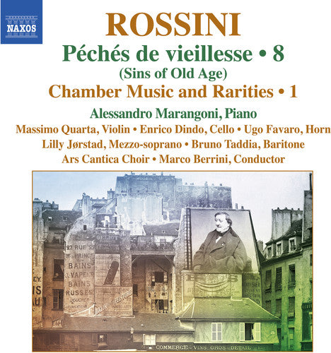 the album cover for Rossini / Marangoni / Dindo - Complete Piano Music 8