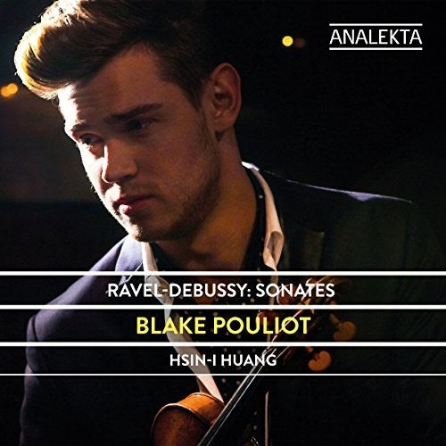 the album cover for Blake Pouliot - Sonates