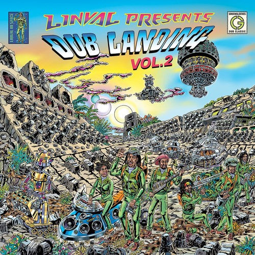 the album cover for Linval Thompson - Linval Presents Dub Landing 2