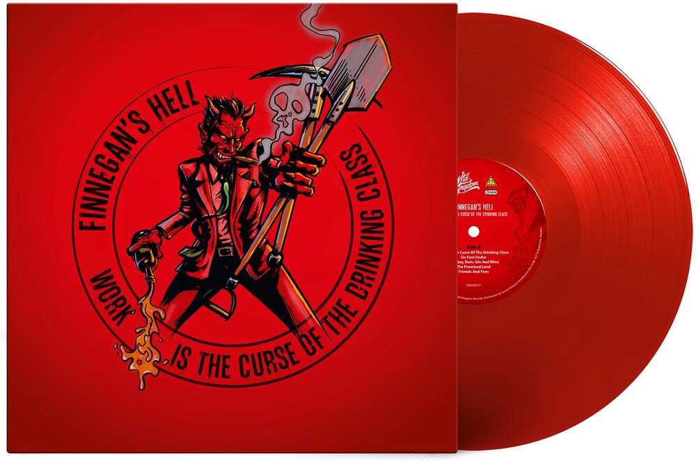 the album cover for Finnegans Hell - Work Is The Curse Of The Drinking Class
