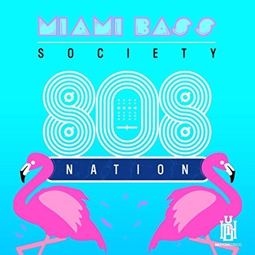 the album cover for Miami Bass Society - 808 Nation