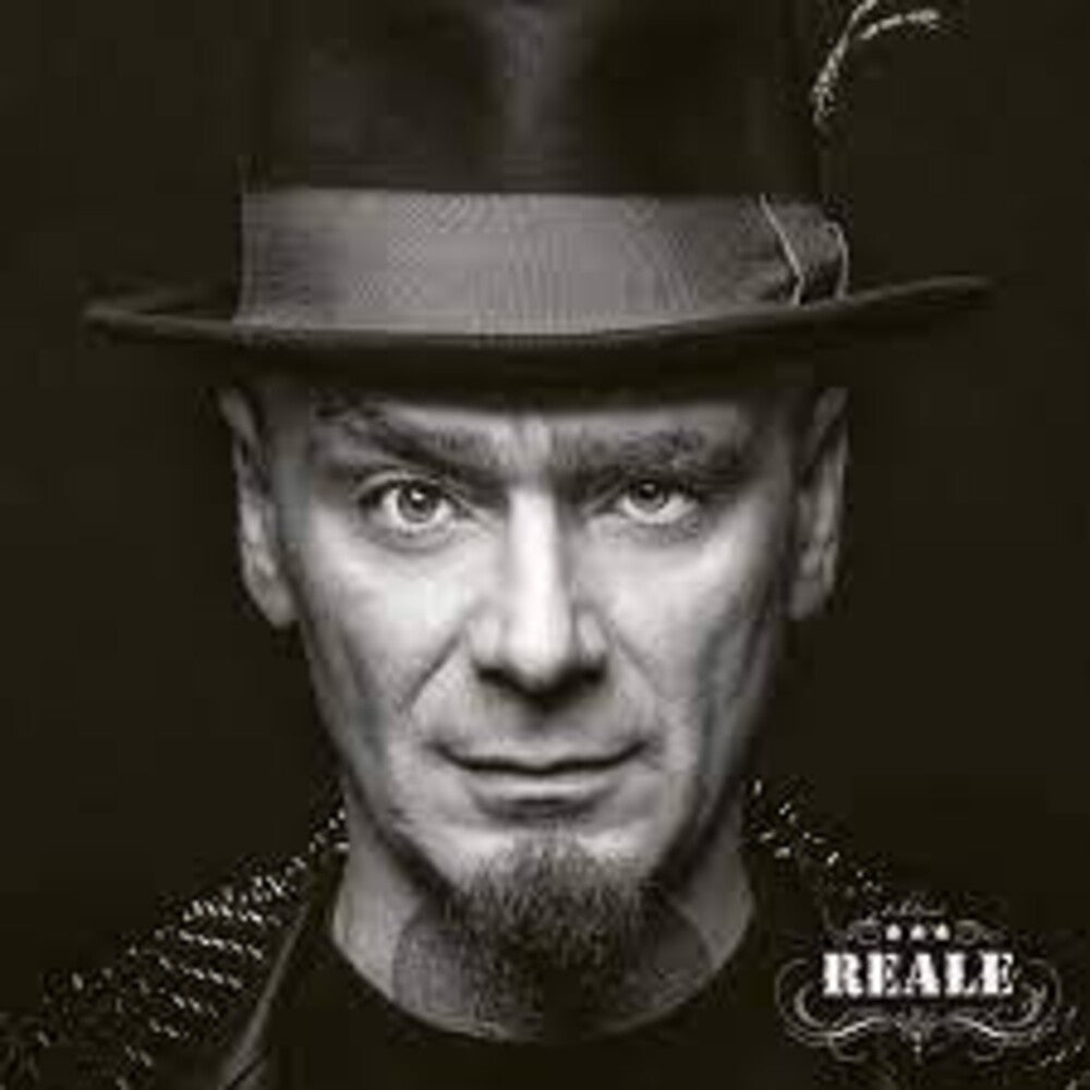 the album cover for J-Ax - Reale [Boxset Includes CD, Blu-ray, Pashmina & Playing Cards]