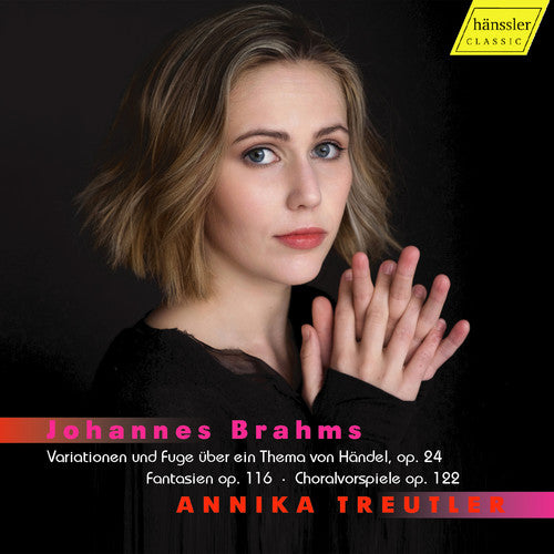 the album cover for Brahms / Treutler - Annika Treutler Plays Johannes Brahms