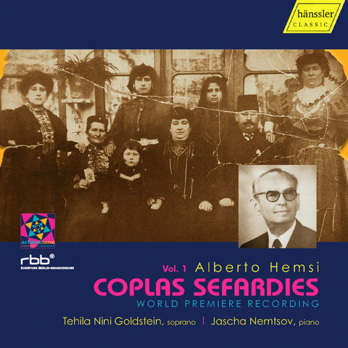 the album cover for Hemsi / Goldstein / Nemtsov - Coplas Sefardies 1