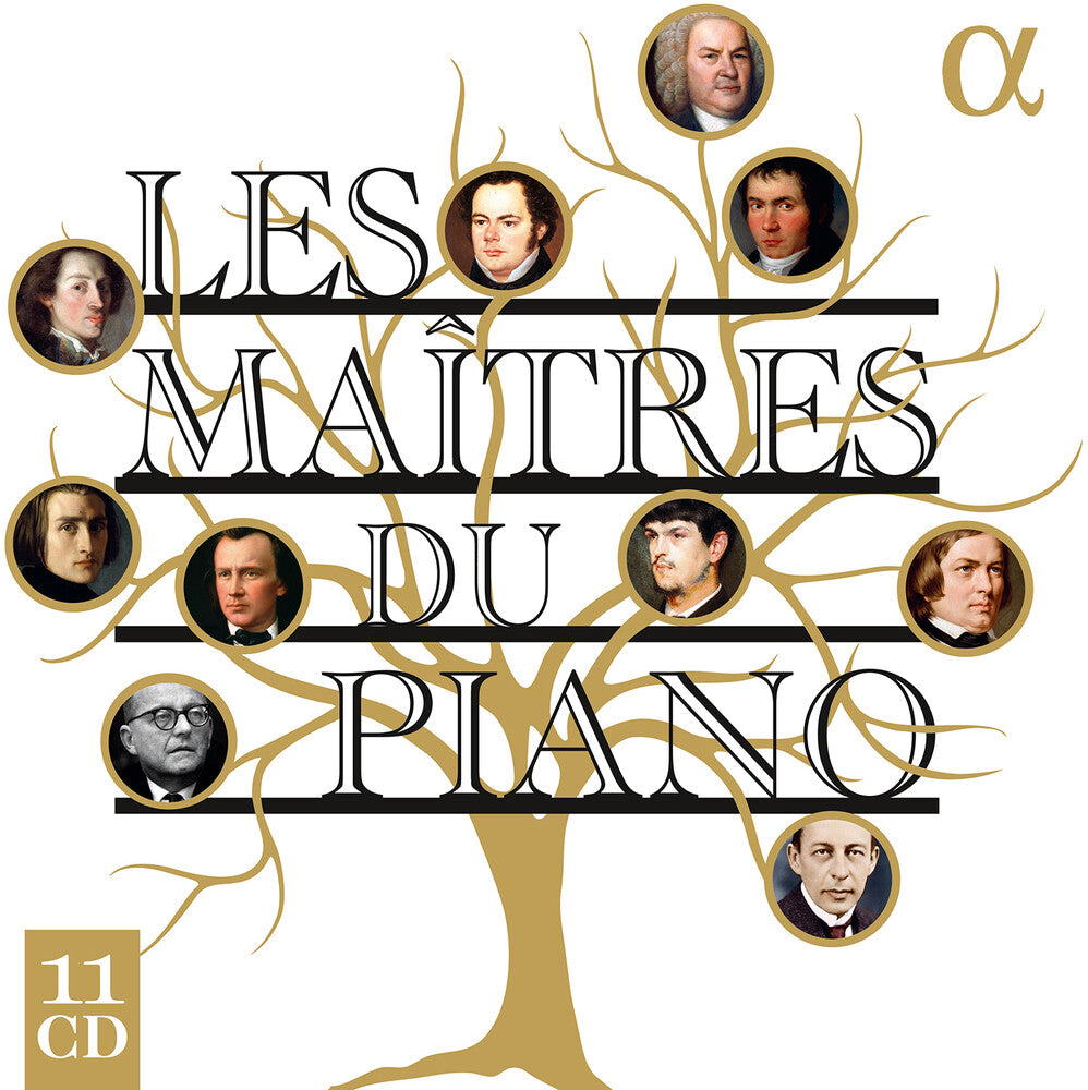 the album cover for Maitres Du Piano / Various Box - Maitres Du Piano