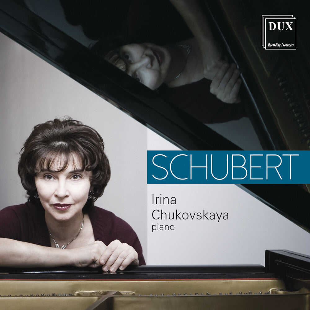 the album cover for Schubert / Chukovskaya - Piano Music
