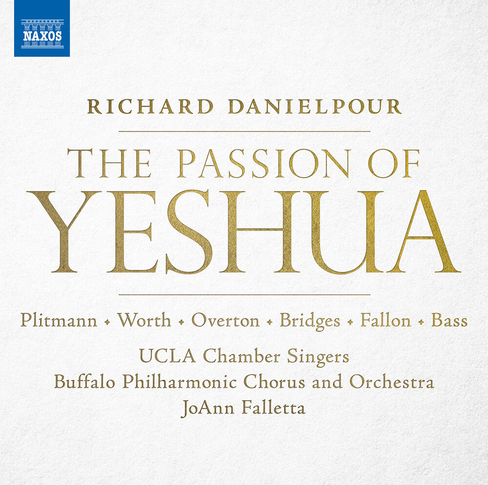 the album cover for Danielpour / Falletta - Passion of Yeshua