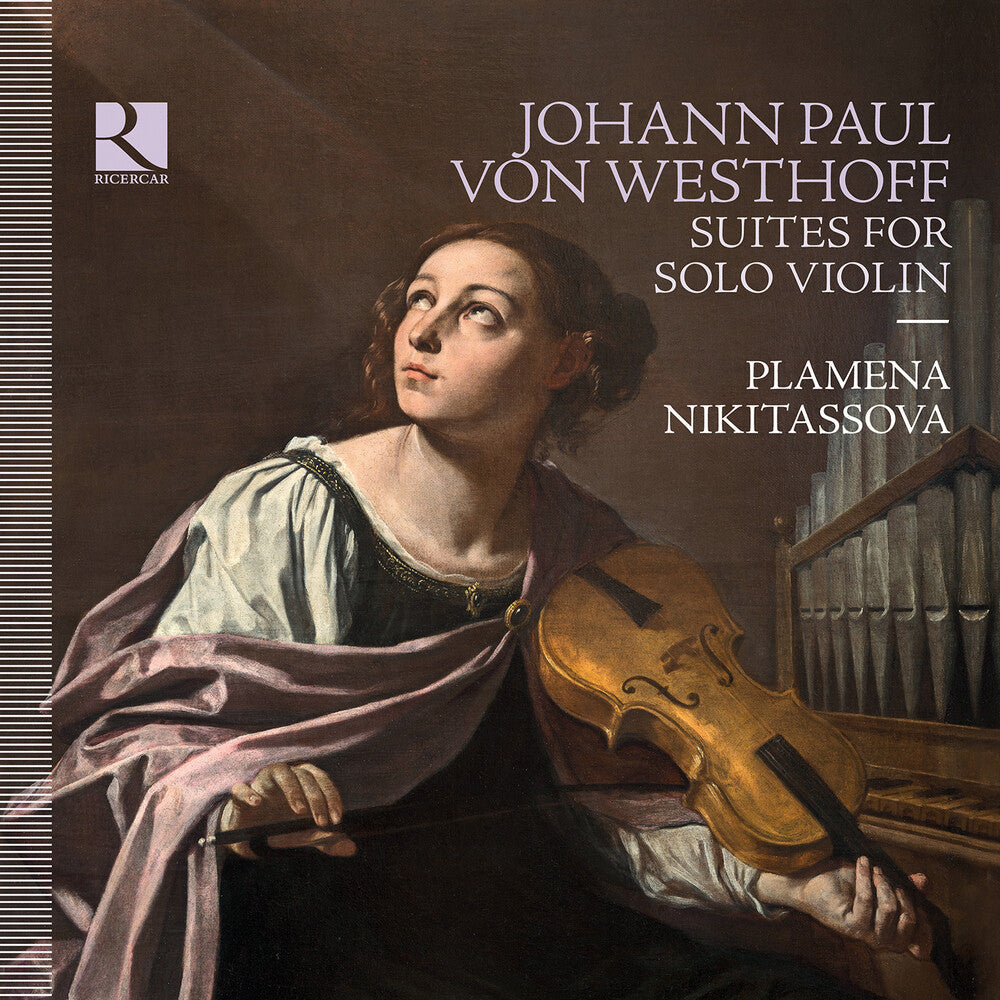 the album cover for Westhoff / Nikitassova - Suites for Solo Violin