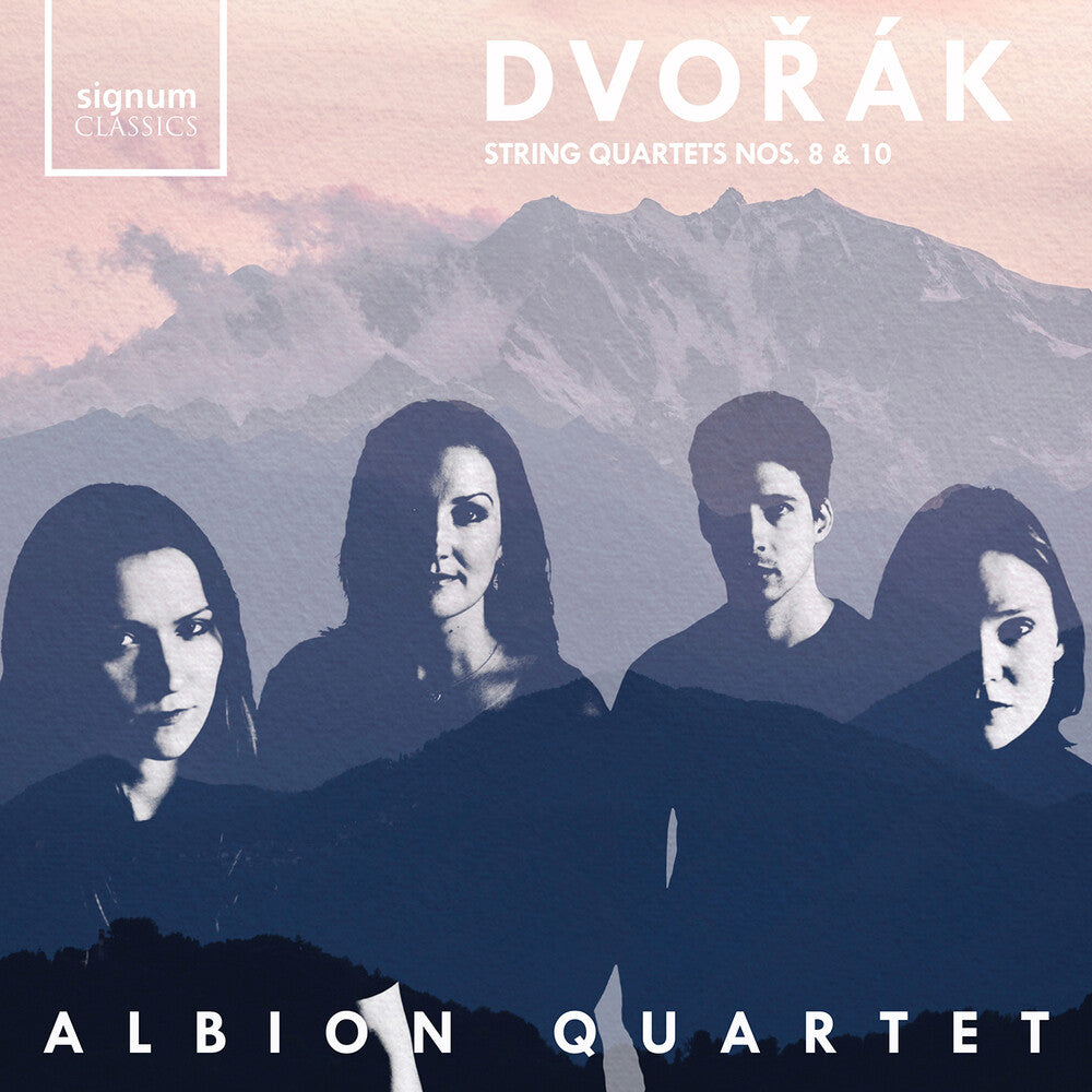 the album cover for Dvorak / Albion Quartet - String Quartets 8 & 10