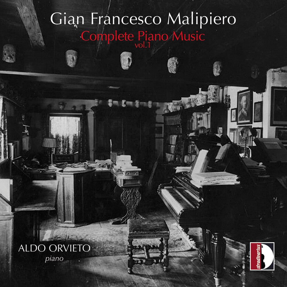 the album cover for Malipiero / Orvieto - Complete Piano Music 1
