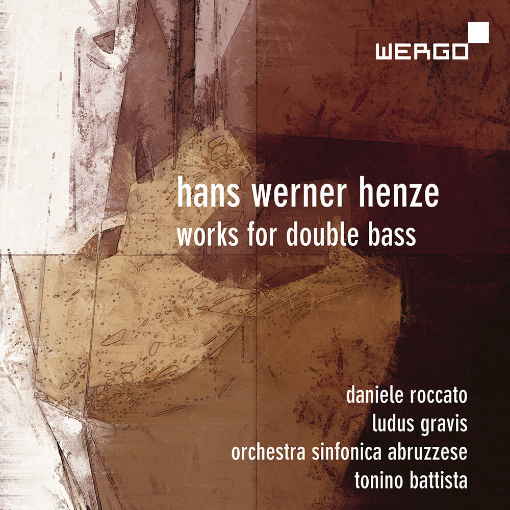 the album cover for Henze / Roccato / Battista - Works for Double Bass