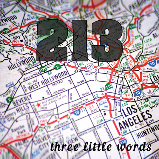 the album cover for 213 - Three Little Words
