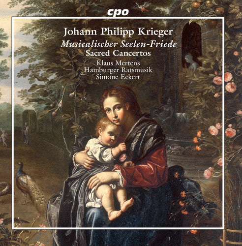 the album cover for Krieger / Mertens - Sacred Concertos