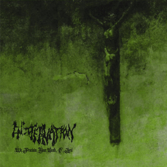 the album cover for Encoffination - We Proclaim Your Death O' Lord