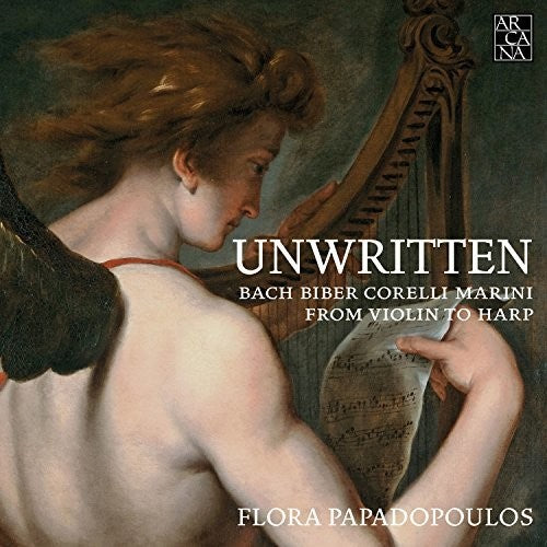 the album cover for J Bach S / Papadopoulos - Unwritten