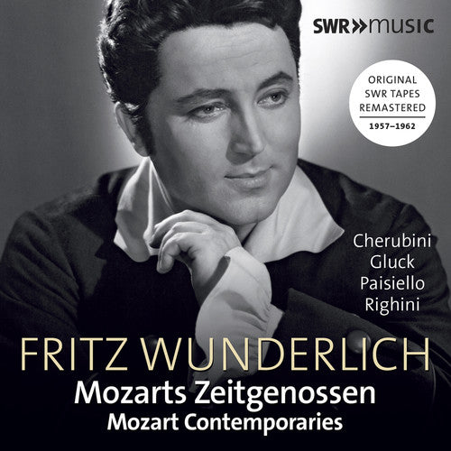 the album cover for Handel / Wunderlich - Fritz Wunderlich Sings Mozart Contemporaries