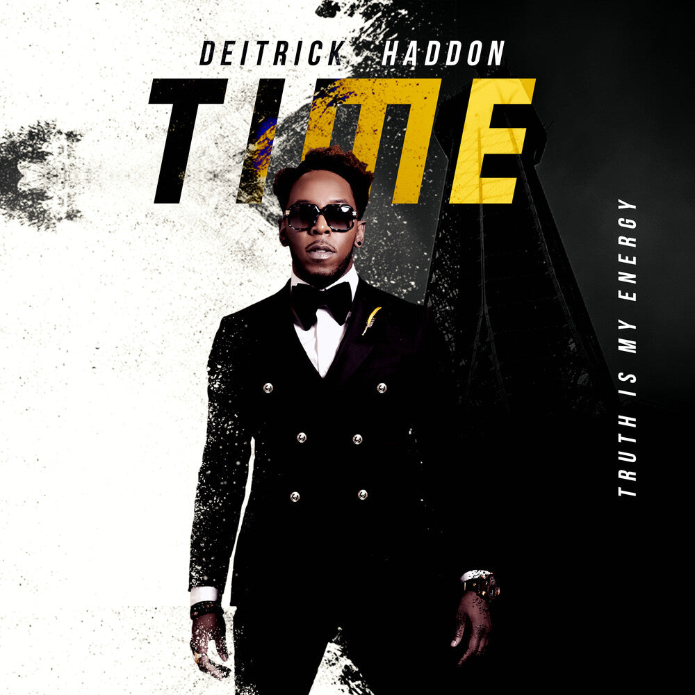 the album cover for Deitrick Haddon - Time (truth Is My Energy)