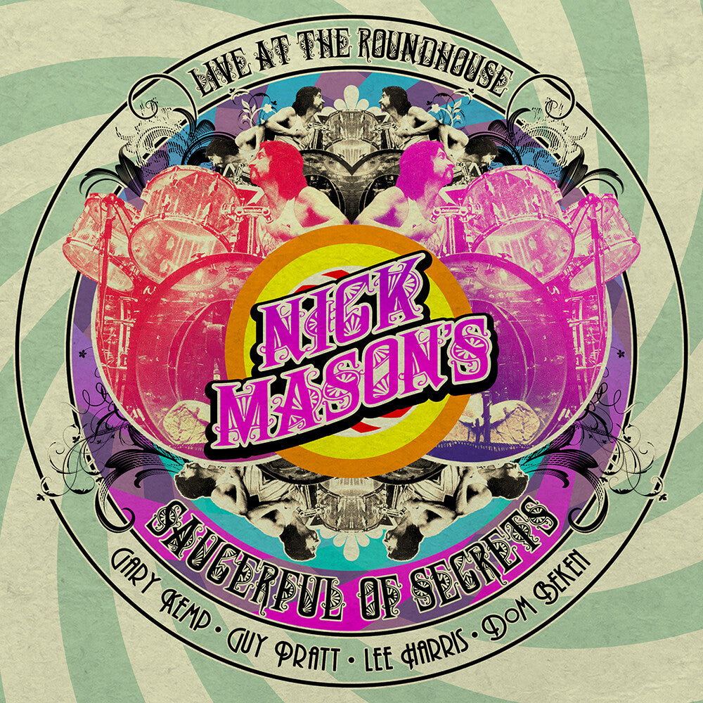 the album cover for Nick Mason's Saucerful of Secrets - Live At The Roundhouse [2CD/DVD]