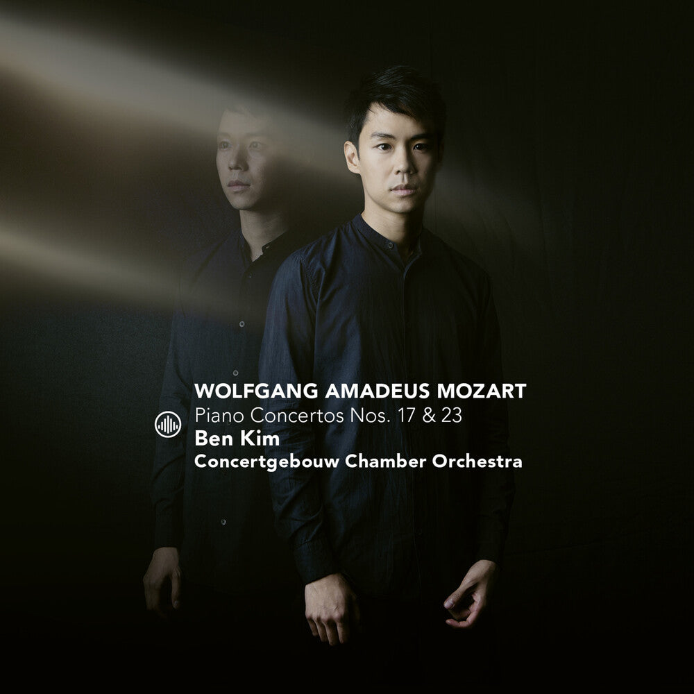 the album cover for Mozart / Kim / Concertgebouw Chamber Orch - Piano Concertos 17 & 23