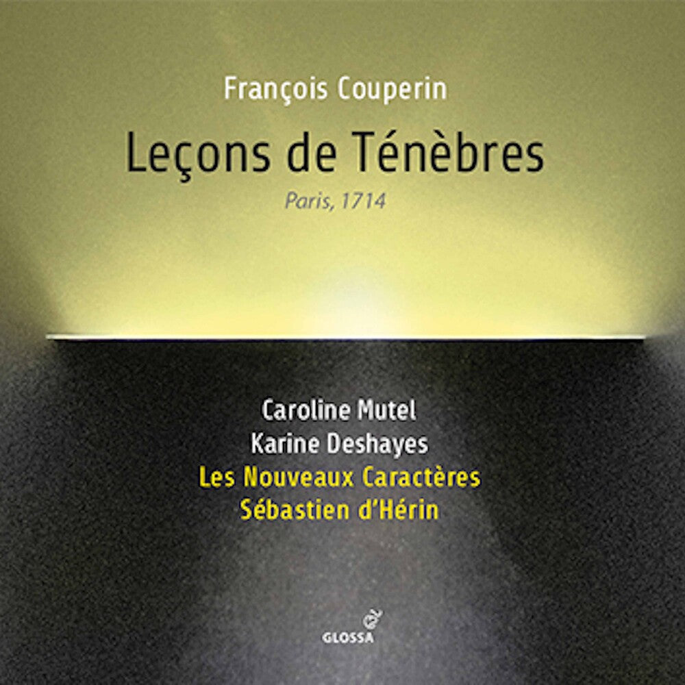 the album cover for Couperin / Mutel / Dherin - Lecons de Tenebres