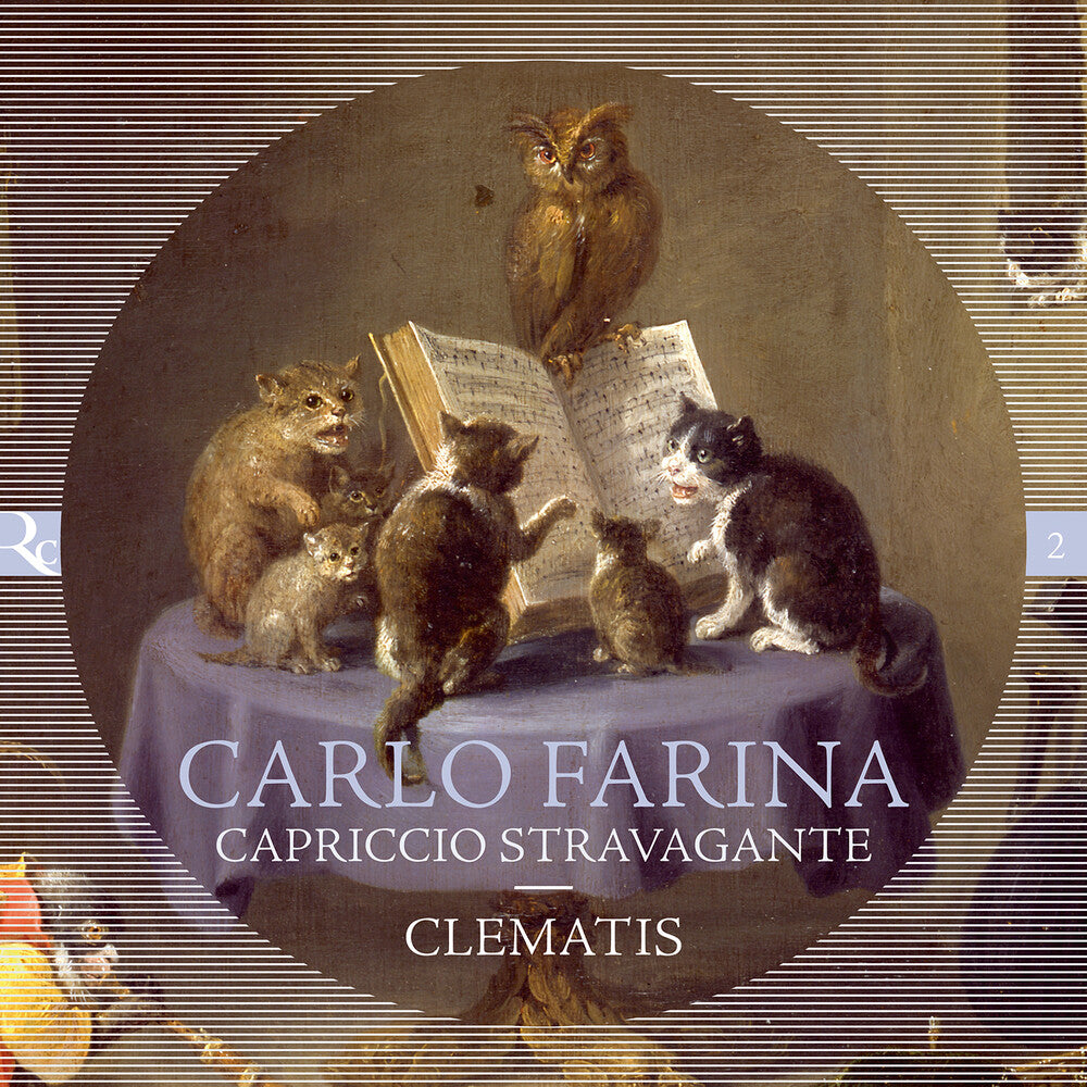 the album cover for Farina / Clematis - Capriccio Stravagante