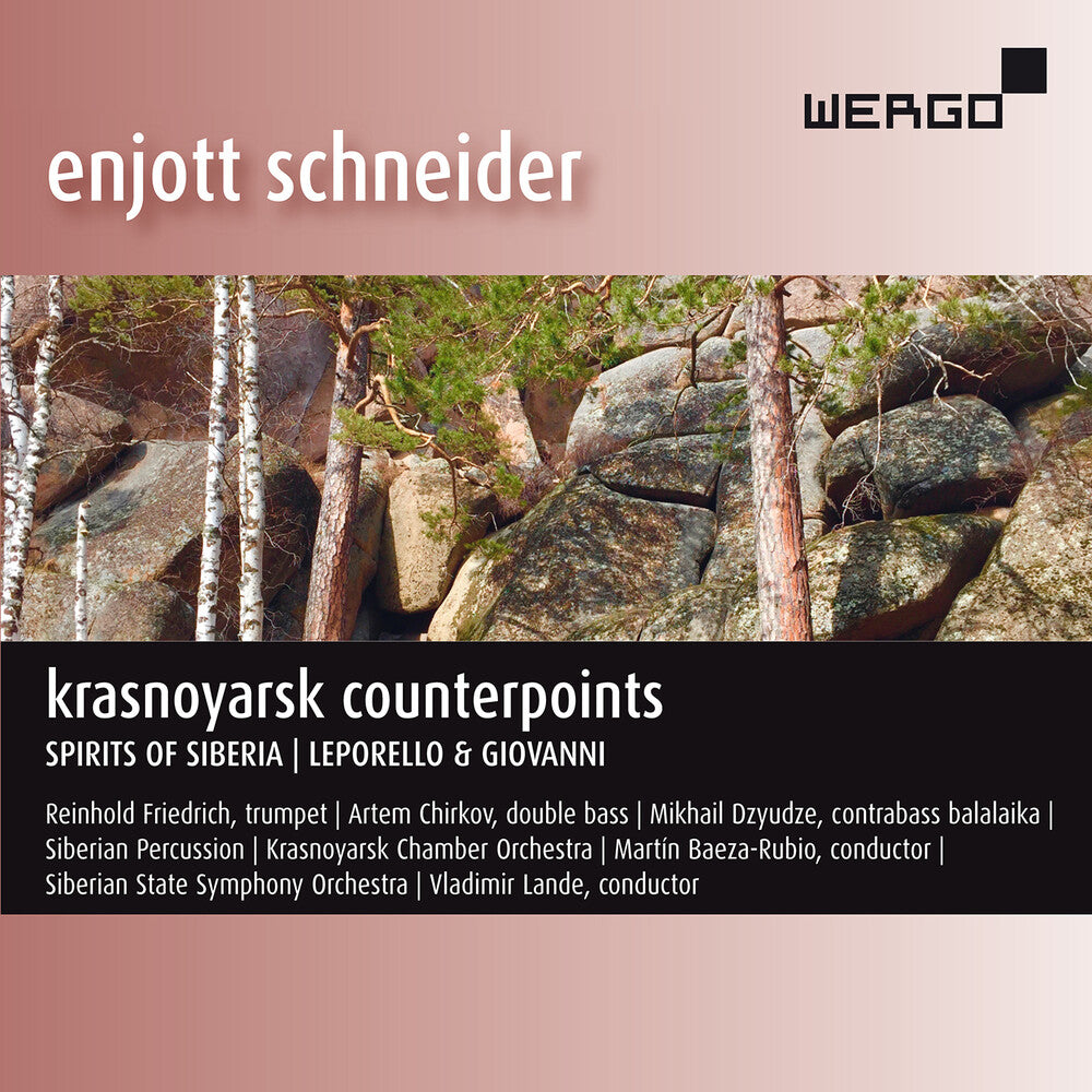 the album cover for Schneider - Krasnoyarsk Counterpoints