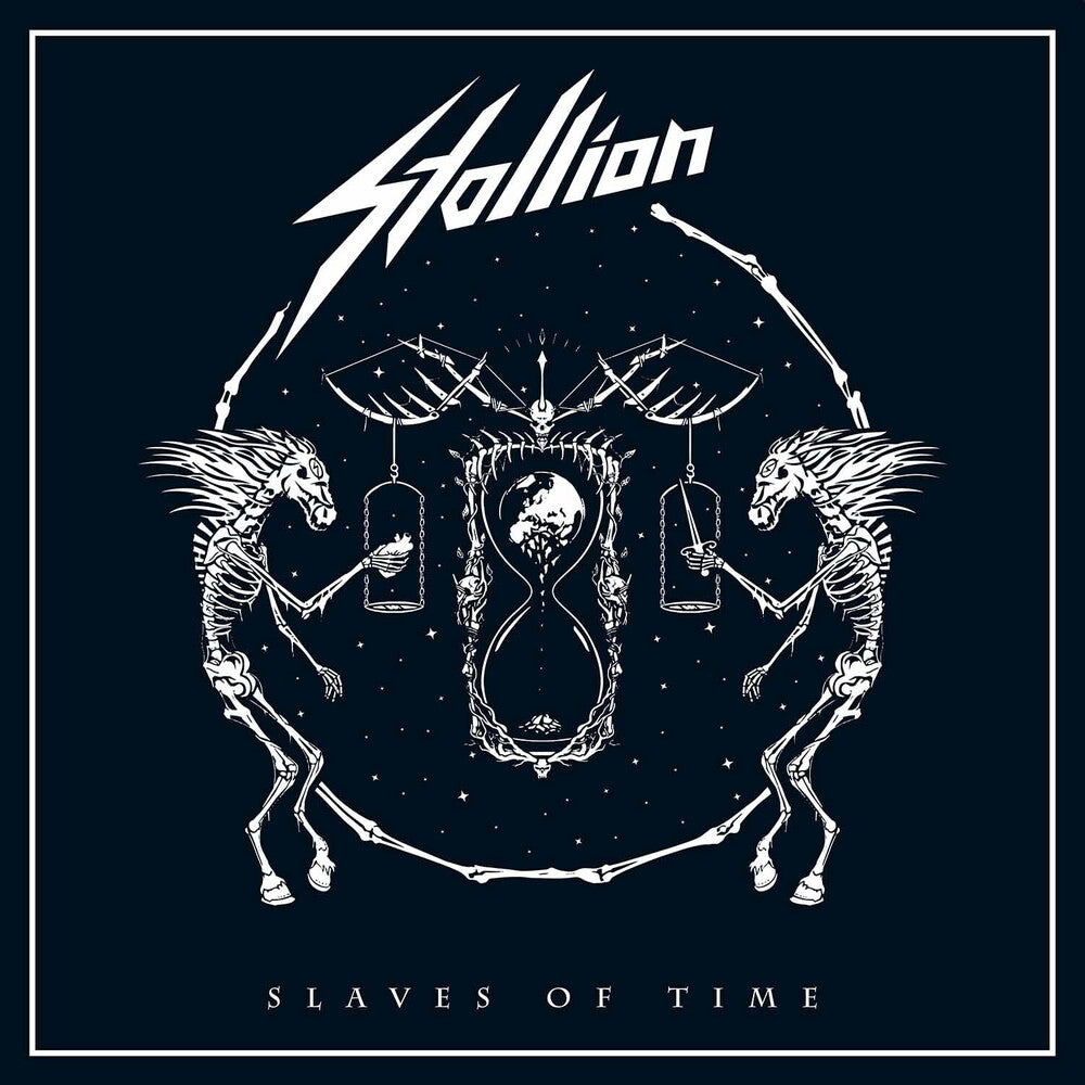 the album cover for Stallion - Slaves Of Time
