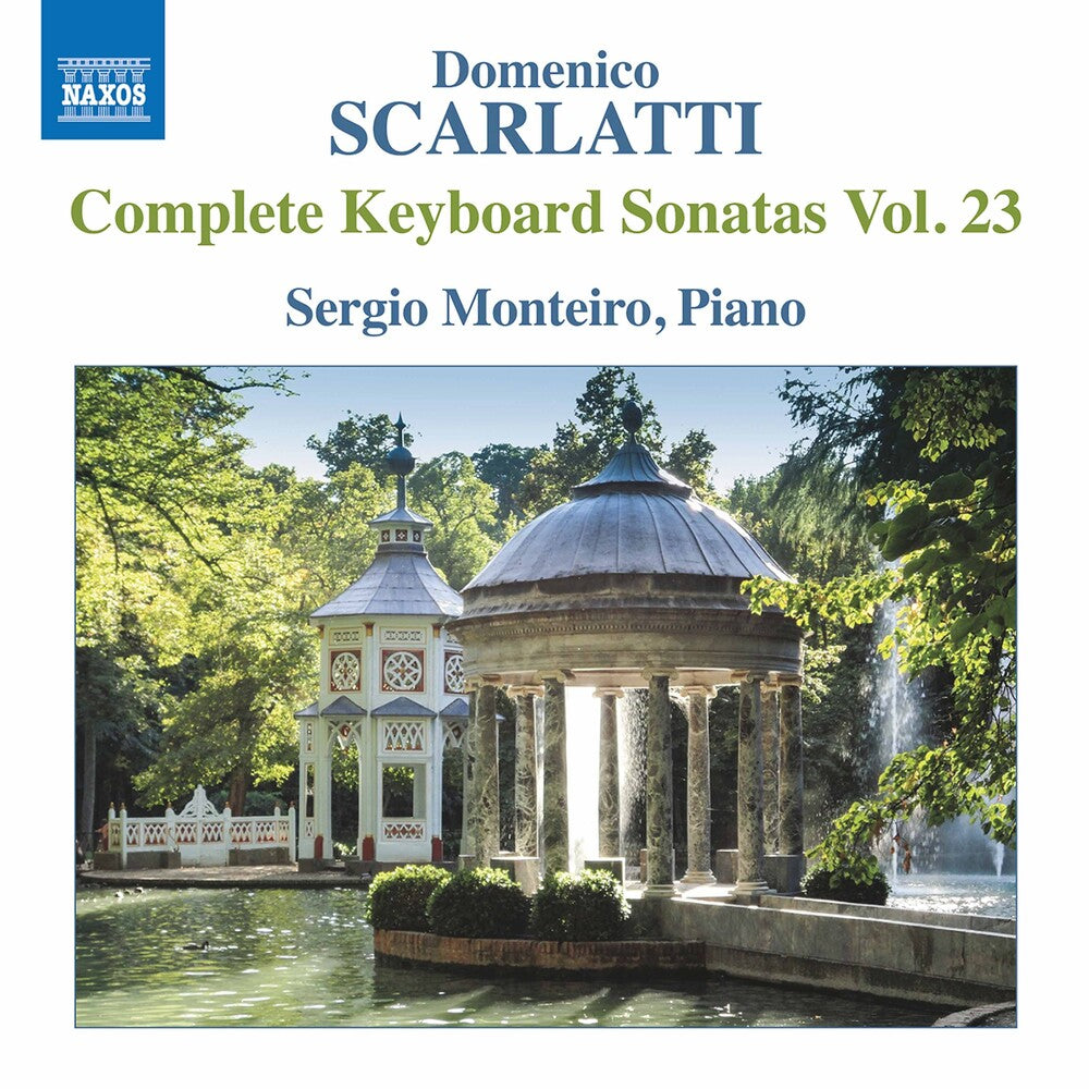 the album cover for Scarlatti / Monteiro - Keyboard Sonatas 23
