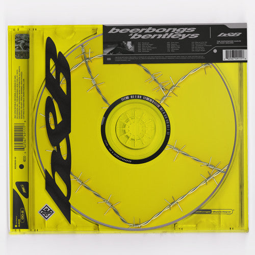 the album cover for Post Malone - beerbongs & bentleys [Clean]