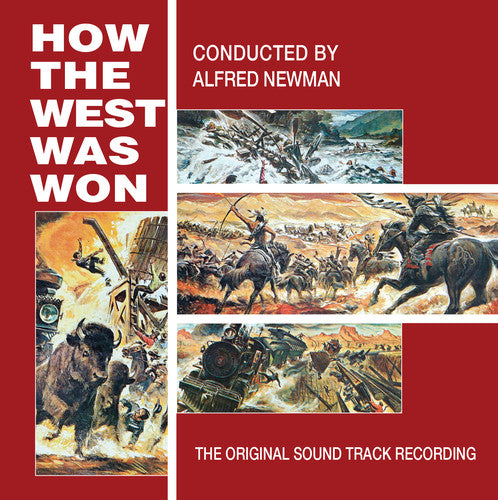 the album cover for Alfred Newman - How The West Was Won