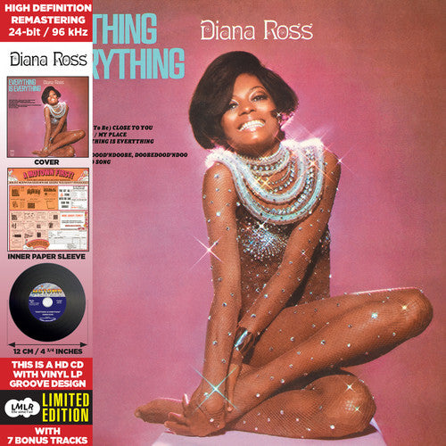 the album cover for Diana Ross - Everything Is Everything