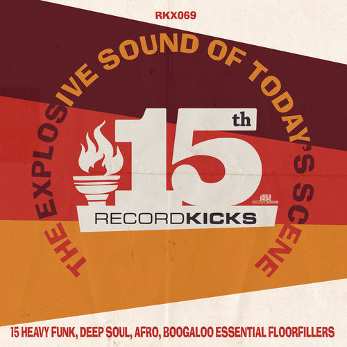 the album cover for Record Kicks 15th - Record Kicks 15th (Clear Vinyl) [Clear Vinyl]