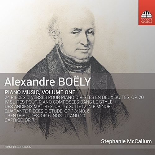 the album cover for Boely / Mccallum - Piano Music 1