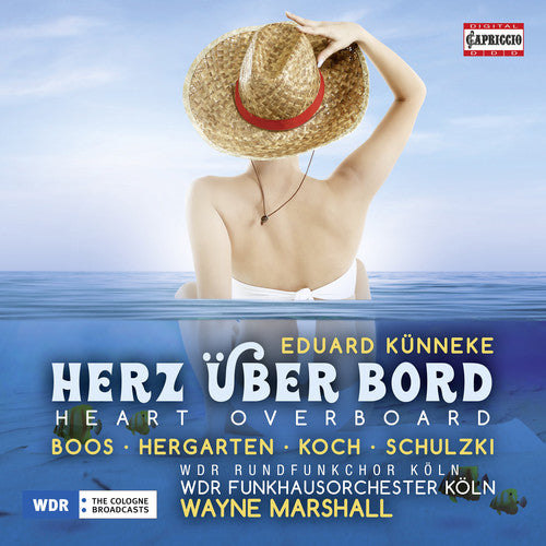 the album cover for Kunneke / Boos - Herz Uber Bord