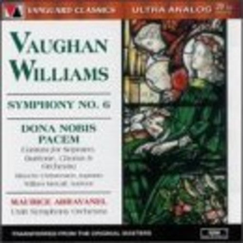 the album cover for Maurice Abravanel / Utah Symphony Orchestra - Vaughan Williams Symphony No. 6 Dona Nobis Pacem