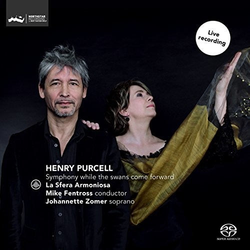 the album cover for Purcell / Zomer - Symphony While the Swans Come Forward