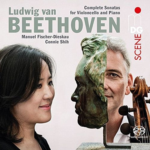 the album cover for Beethoven / Shih - Complete Cello Sonatas