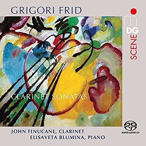 the album cover for Frid / Finucane / Blumina - Clarinet Sonatas