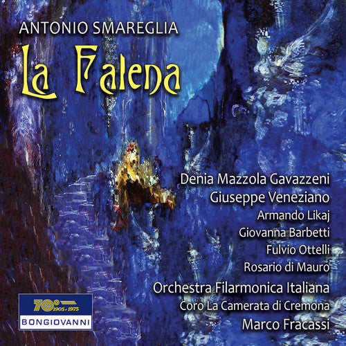 the album cover for Smareglia / Gavazzeni / Veneziano - Falena