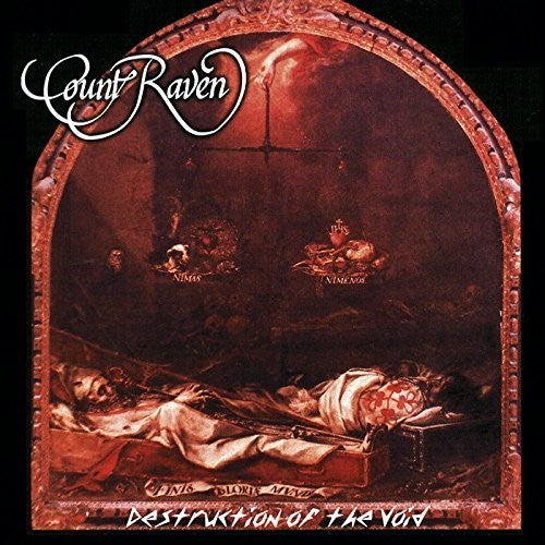 the album cover for Count Raven - Destruction Of The Void