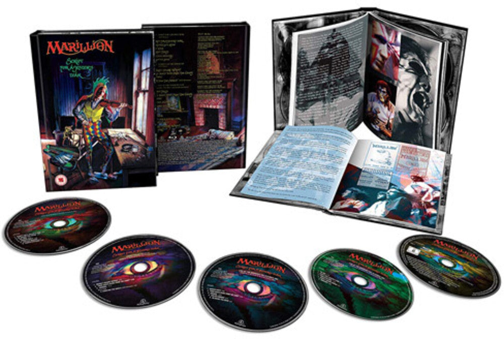 the album cover for Marillion - Script For A Jester's Tear: Deluxe Edition [4CD/Blu-ray]