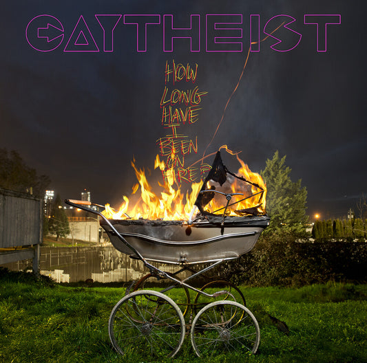 the album cover for Gaytheist - How Long Have I Been On Fire?