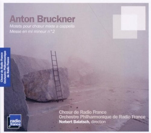 the album cover for Bruckner - Motets & Messe